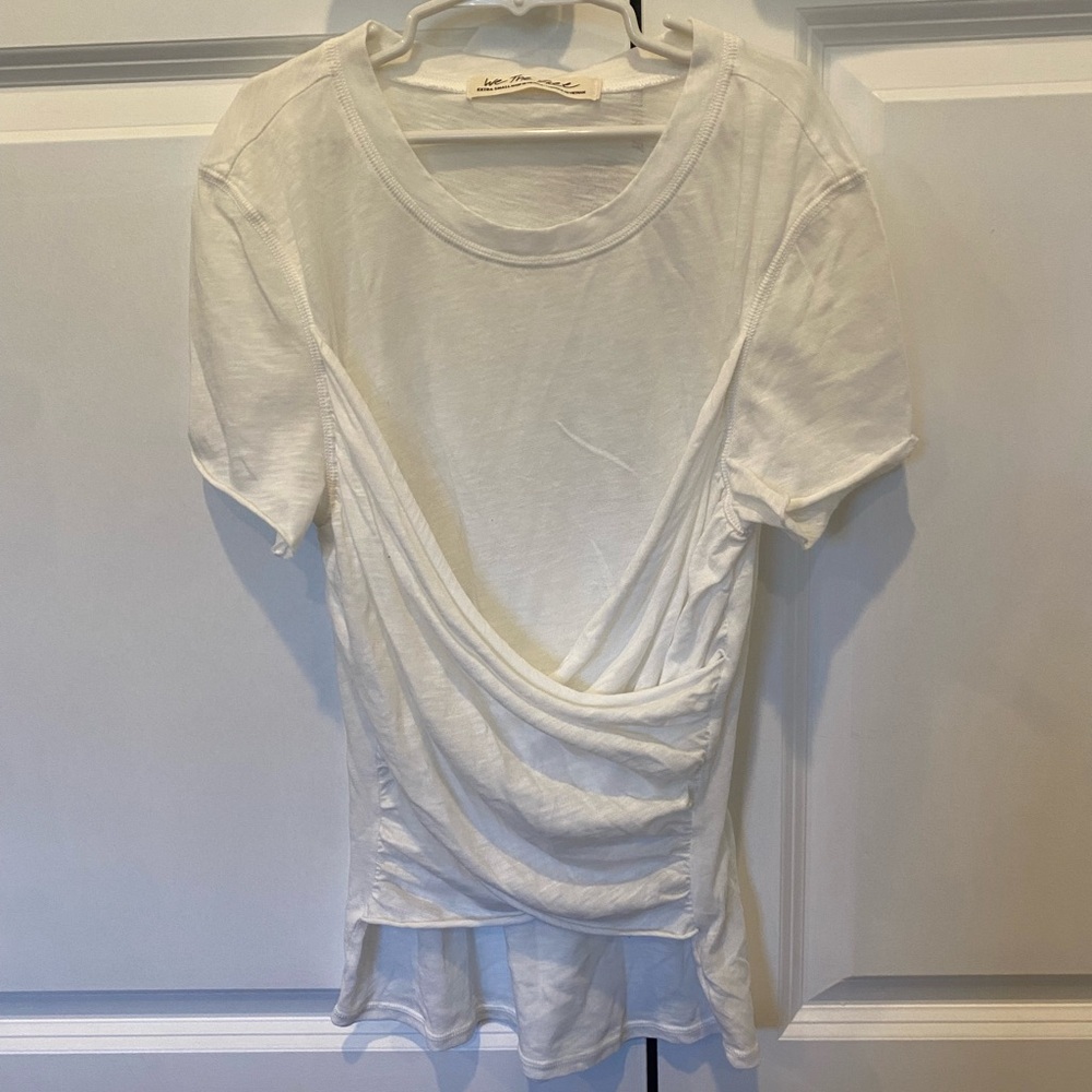 White Free People tee